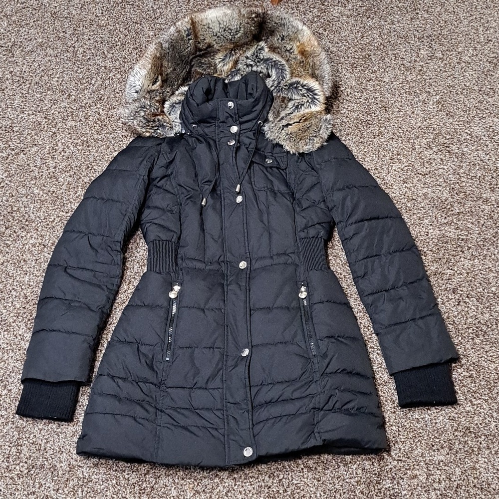 Laundry By Design Women's Winter Coat Faux Fur Size Small